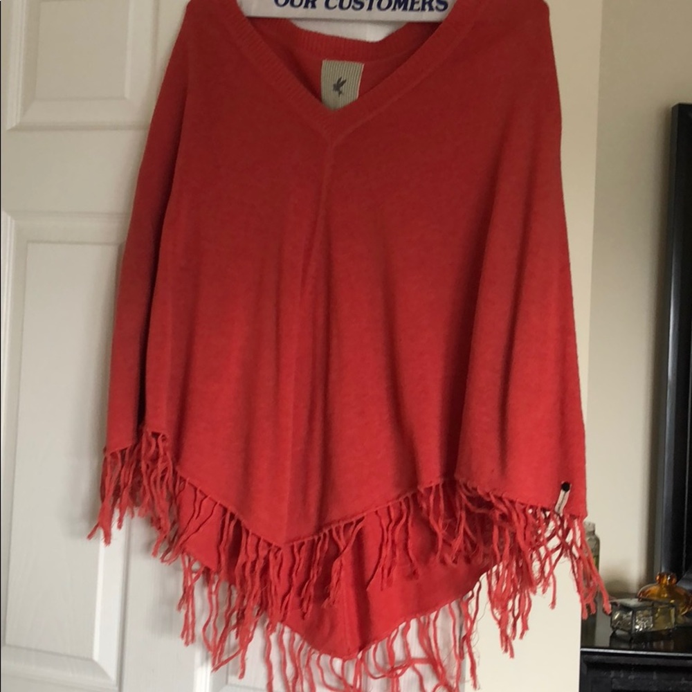 One Teaspoon coral poncho